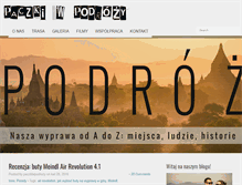 Tablet Screenshot of paczkiwpodrozy.pl